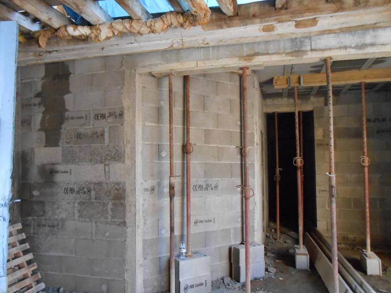 Maçonnerie de rénovation à Angous
